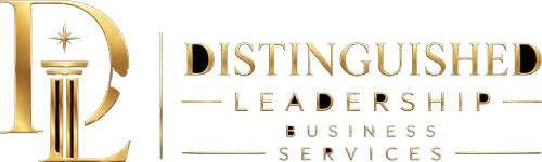 Distinguished Leadership Business Logo
